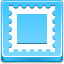 Postage Stamp Blue icon