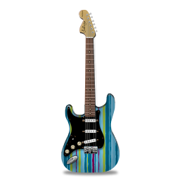 Stratocaster guitar stripes