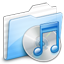 Music Blue icon