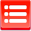 List Bullets Red icon