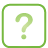 Question Button green icon