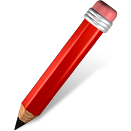 Pencil red-256