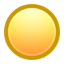 Ball yellow icon