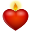 Heart Candle-64