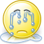 Gnome Face Crying icon