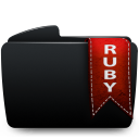 Folder black ruby-128