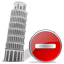 Tower of Pisa Delete icon