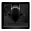 Black jDownloader icon