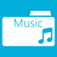 Music Folder Metro icon