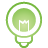 Light Bulb green icon
