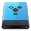 HDD Blue Firewire B icon