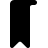 Bookmark black icon