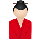 Kimono women red-128