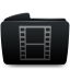 Folder black movies icon