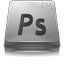 Adobe Photoshop CS4 Gray icon