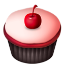 Cupcakes cherry pink-128