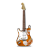 Stratocaster guitar flowers-48
