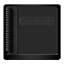 Black AddressBook icon
