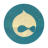 Retro Drupal Rounded-48