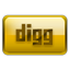 Digg oraange rectangle icon
