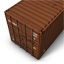Container brown icon