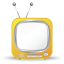 Yellow Mini TV icon