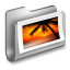 Photos Metal Folder icon