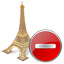 Eiffel Tower Delete icon