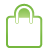 Shopping Bag green icon