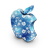 Mac blue flowers-48