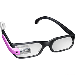 Pink Google Glasses