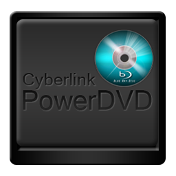 Black Cyberlink PowerDVD