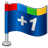 Google Plus One Flag-48