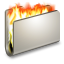 Burn Metal Folder Icon