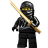 Lego Ninja Black 2-48