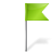 Map Marker Flag 4 Right Chartreuse-48