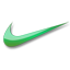 Nike green logo icon