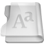 Aluminium font Icon