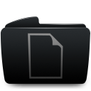 Folder black documents-128