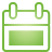 Calendar green icon