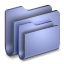 Folders Blue icon