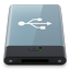 HDD Graphite USB W icon
