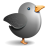 Twitter grey bird-48