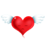 Angel heart icon
