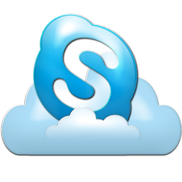 Skype cloud-256