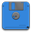 Blue Floppy Disk-32