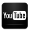 Youtube black and white Icon