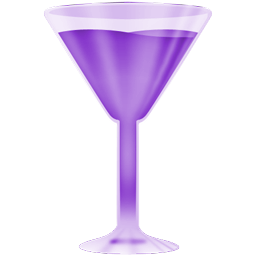 Wineglass purple-256