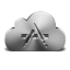 Cloud Apps Silver icon