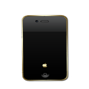 iphone Black and Gold-128